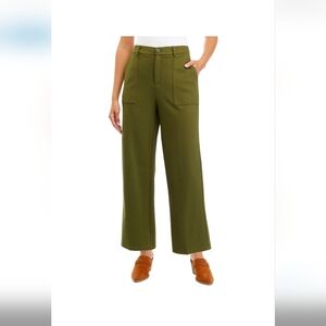 Wonderly Olive Wide-Leg Women's Pants
